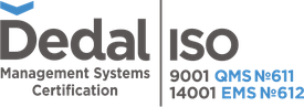 Dedal Management Systems Certification — ISO 9001 QMS №611 i ISO 14001 EMS №612