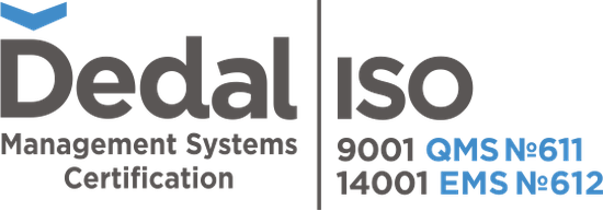 Dedal Management Systems Certification — ISO 9001 QMS №611 i ISO 14001 EMS №612